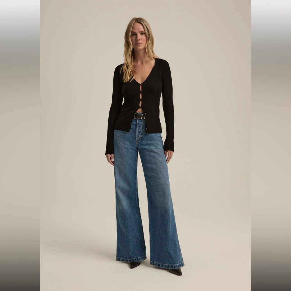 Favorite Daughter The Masha Super High Rise Wide Leg Size 28